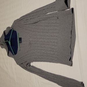 AE Hooded XL cable knit sweatee
